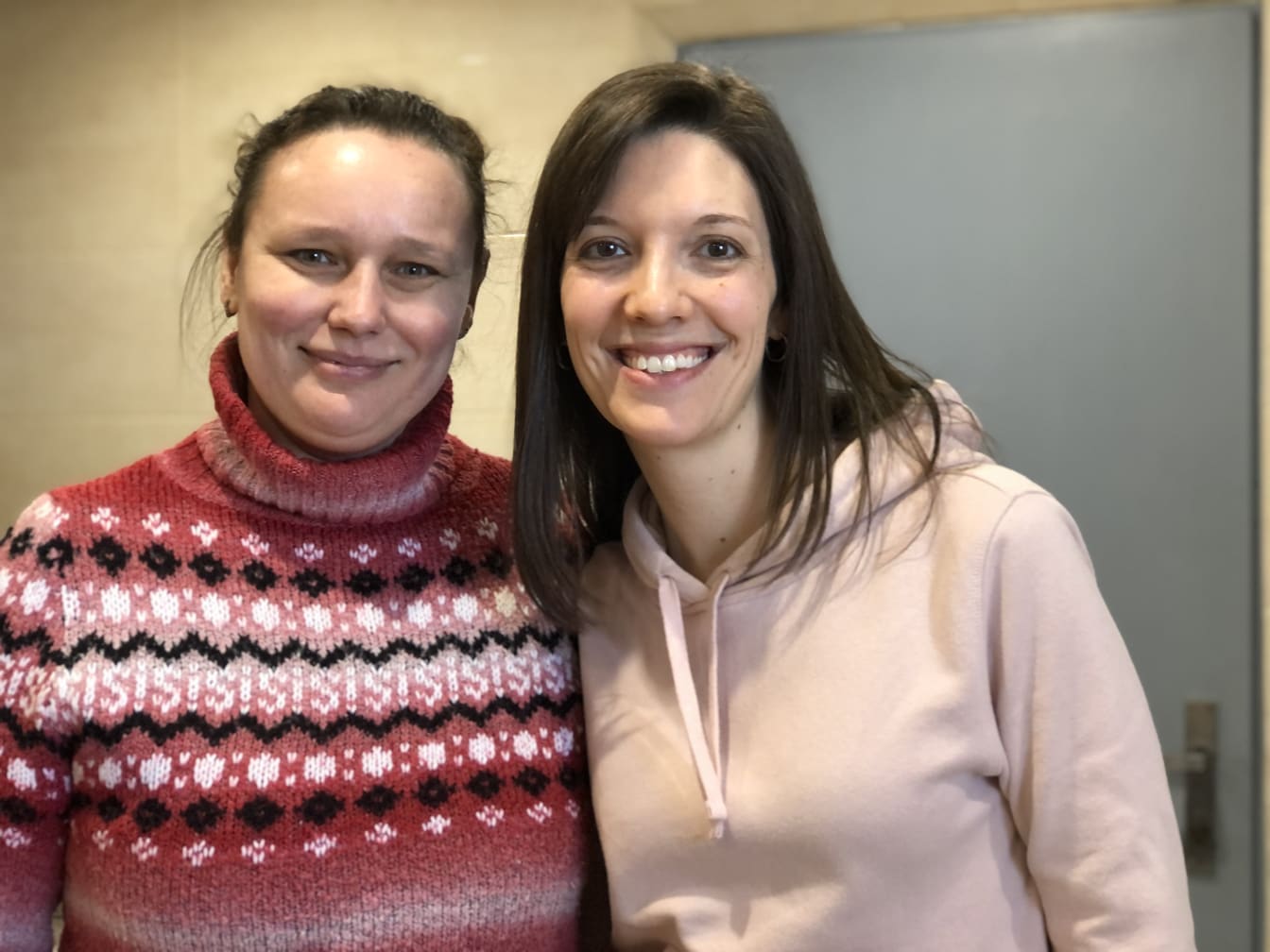 Svitlana and Kelsie