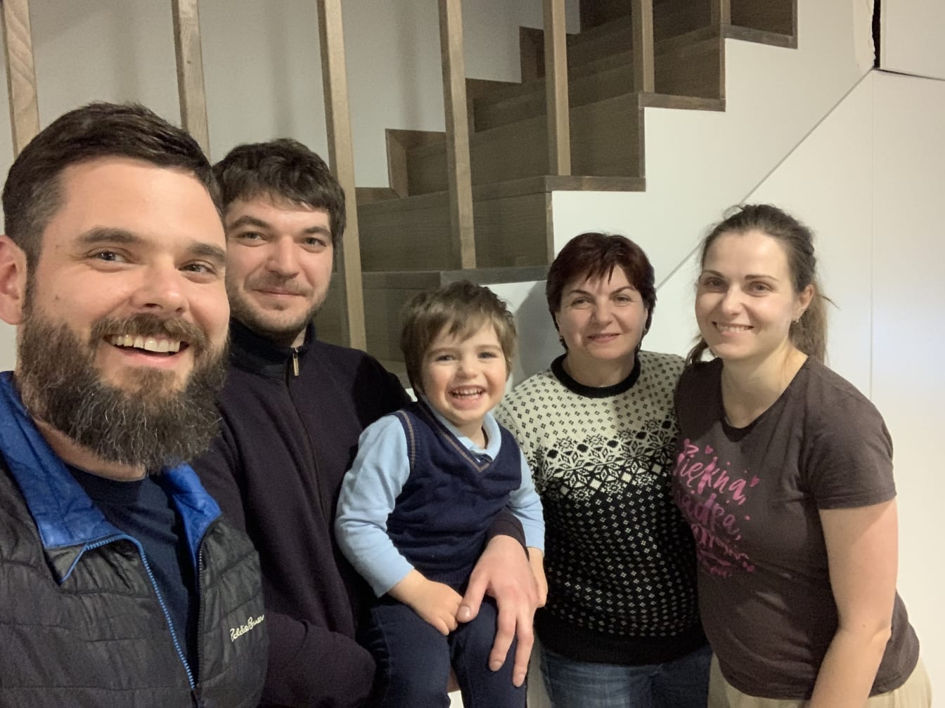 Oksana (second from right) is a coworker of one of the pastors in our church. I gave her a ride out of Ukraine to her daughter’s house in Krakow, Poland. It was great to meet their family! I look forward to introducing my own family to them once we’re all back in Lviv.