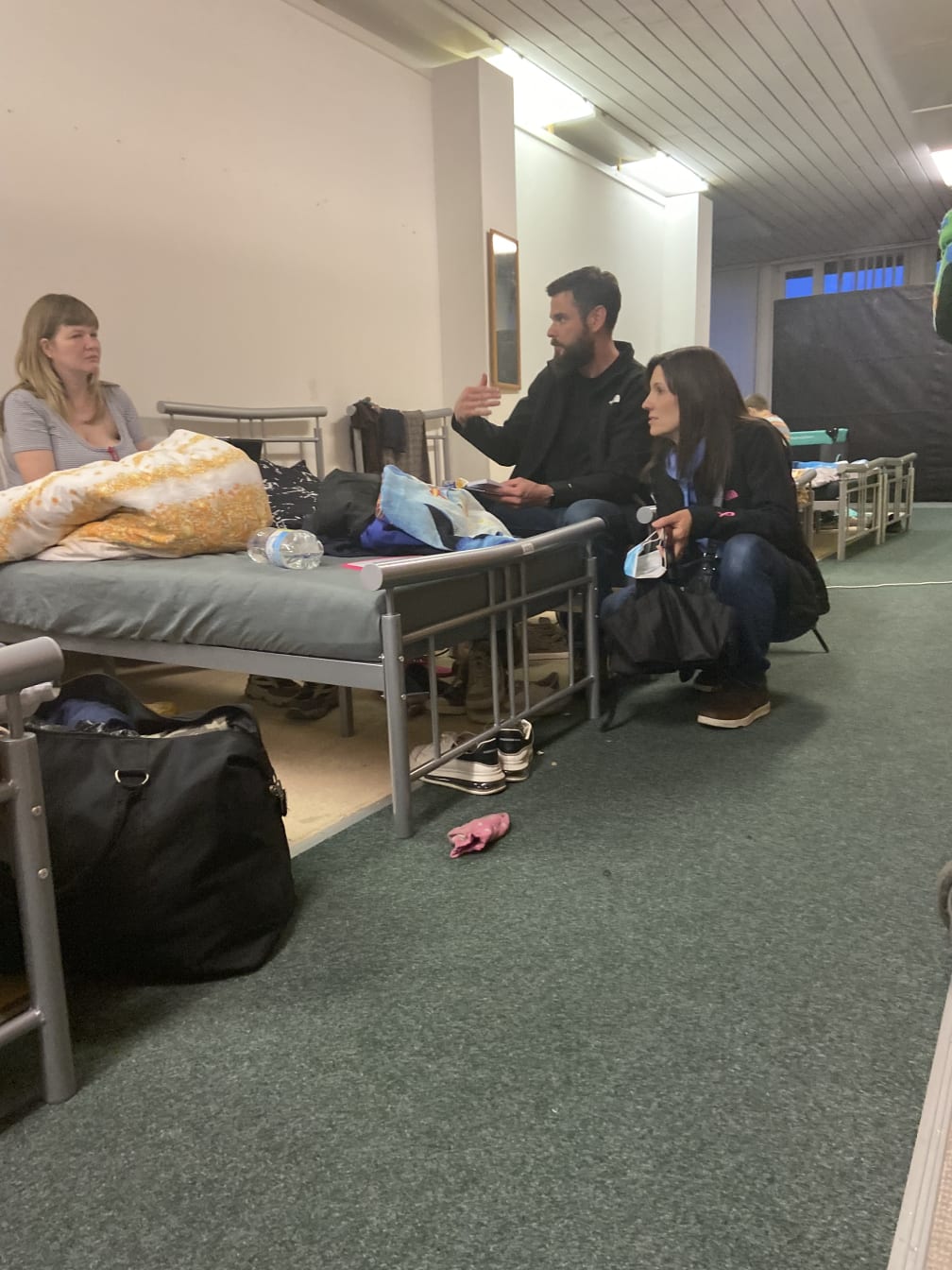We recorded interviews with them as they told us their stories of how they fled their homes in the face of Russian aggression.