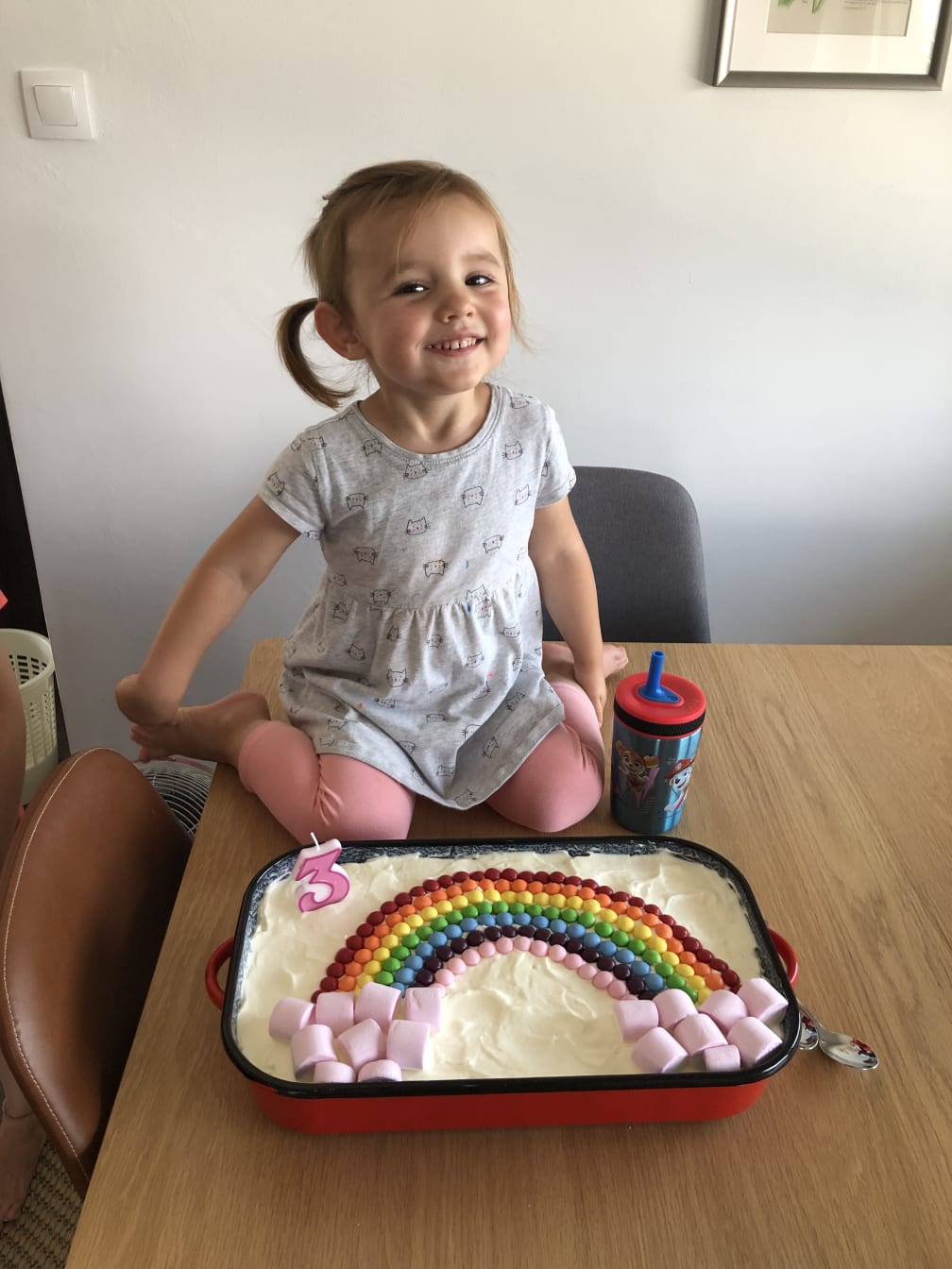 Mia is now three years old! 🎂🎉