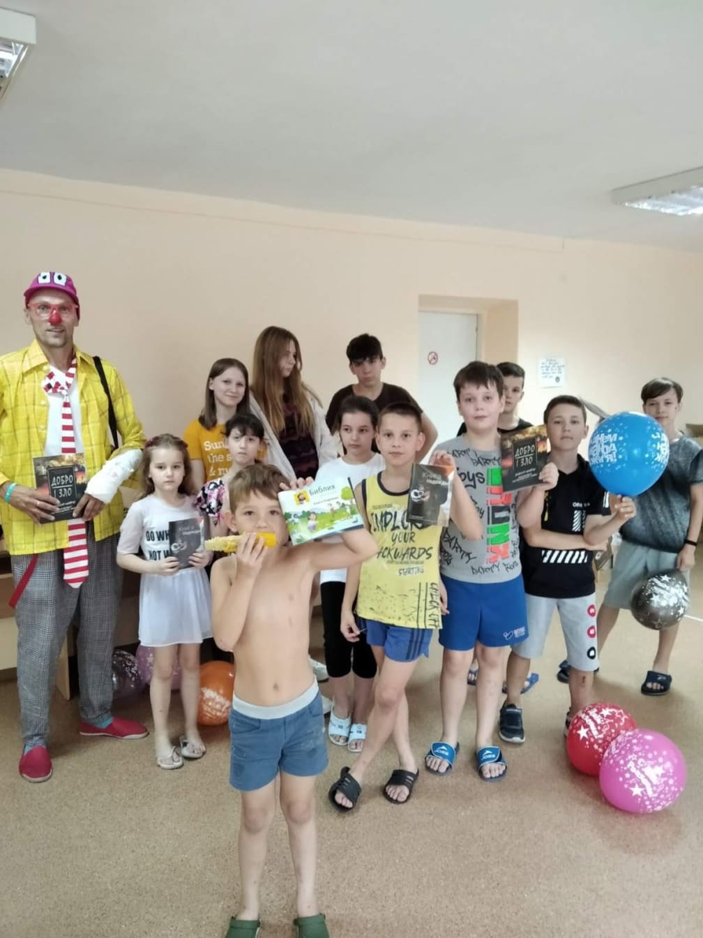 Oleksandr (far left) is a Ukrainian missionary who is very active. We’re sending him Good and Evil books to aid in his evangelism outreaches in central Ukraine.
