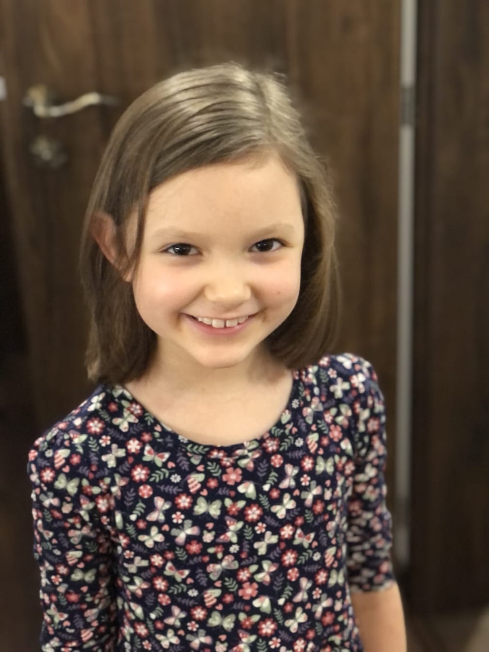 Kelsie gave Kathryn a trim the other day. What a lovely young lady! 💖