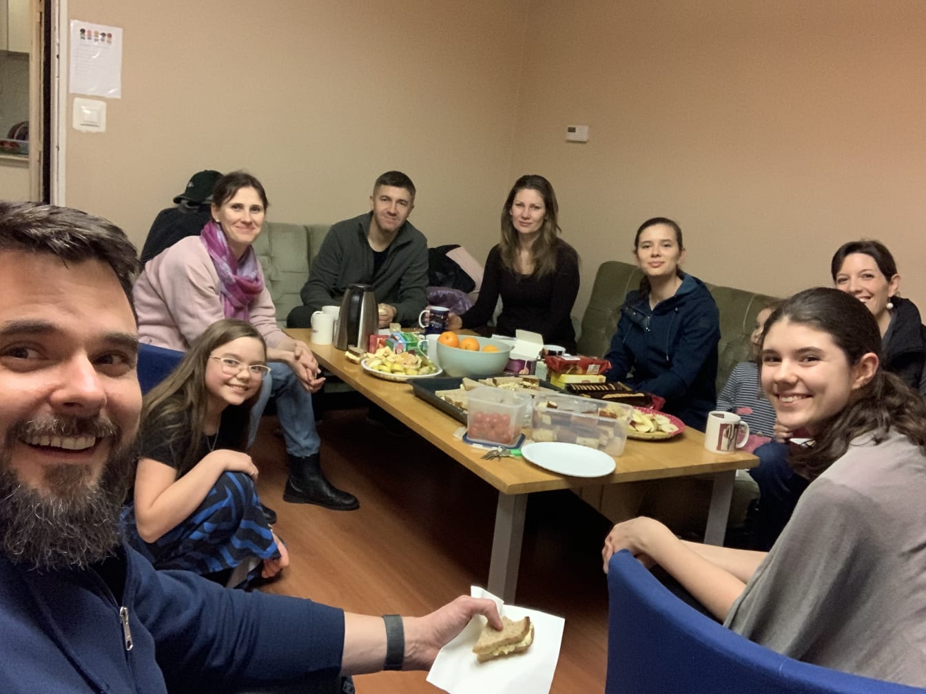 Every Friday evening, we gather to share food, fellowship, singing and Bible reading — all in our beloved Ukrainian language. 💙💛