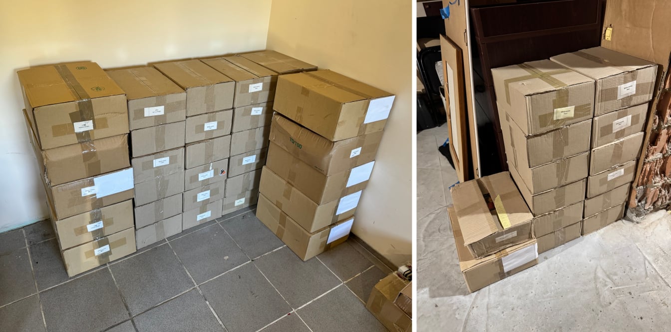 After we sent that order, this is what we have left: about 900 books. We started with 15,000. That&rsquo;s a lot of books now in circulation!