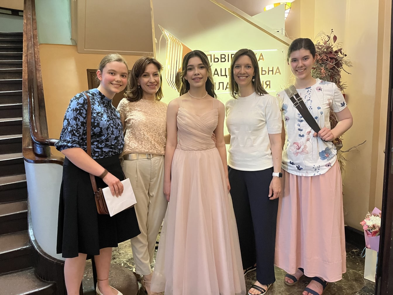 Graduation Day for our close friend, Sandra! Rebekah, Hosanna and Kelsie enjoyed attending this very musical ceremony, as Sandra (center) graduated from a prestigious music school.