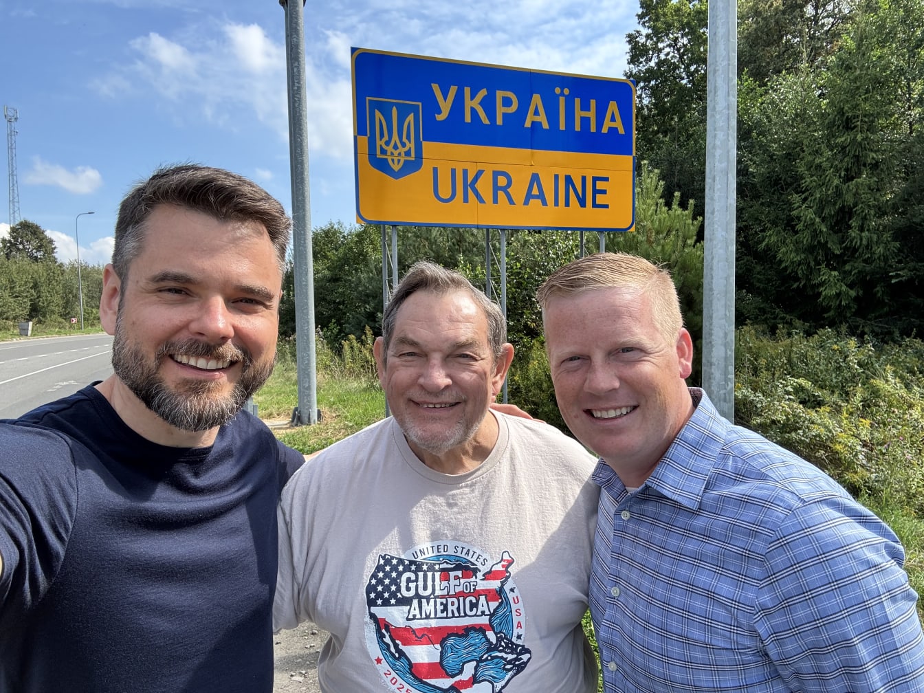 We were so blessed to have my dad, Mike visit us in Ukraine along with our pastor, David. God is good!