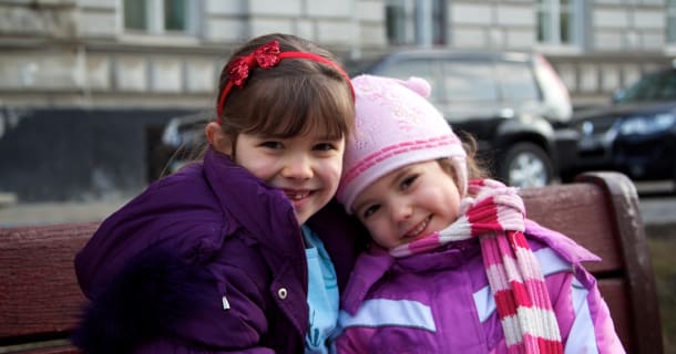 Abby & Beka – best friends