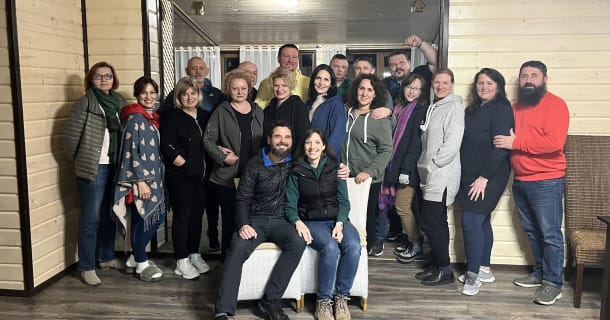 We recently had the wonderful privilege of leading a marriage retreat for couples from our church in Lviv.