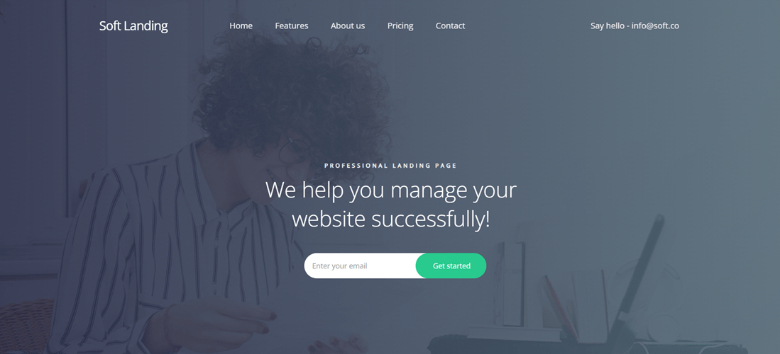 Soft Landing Page