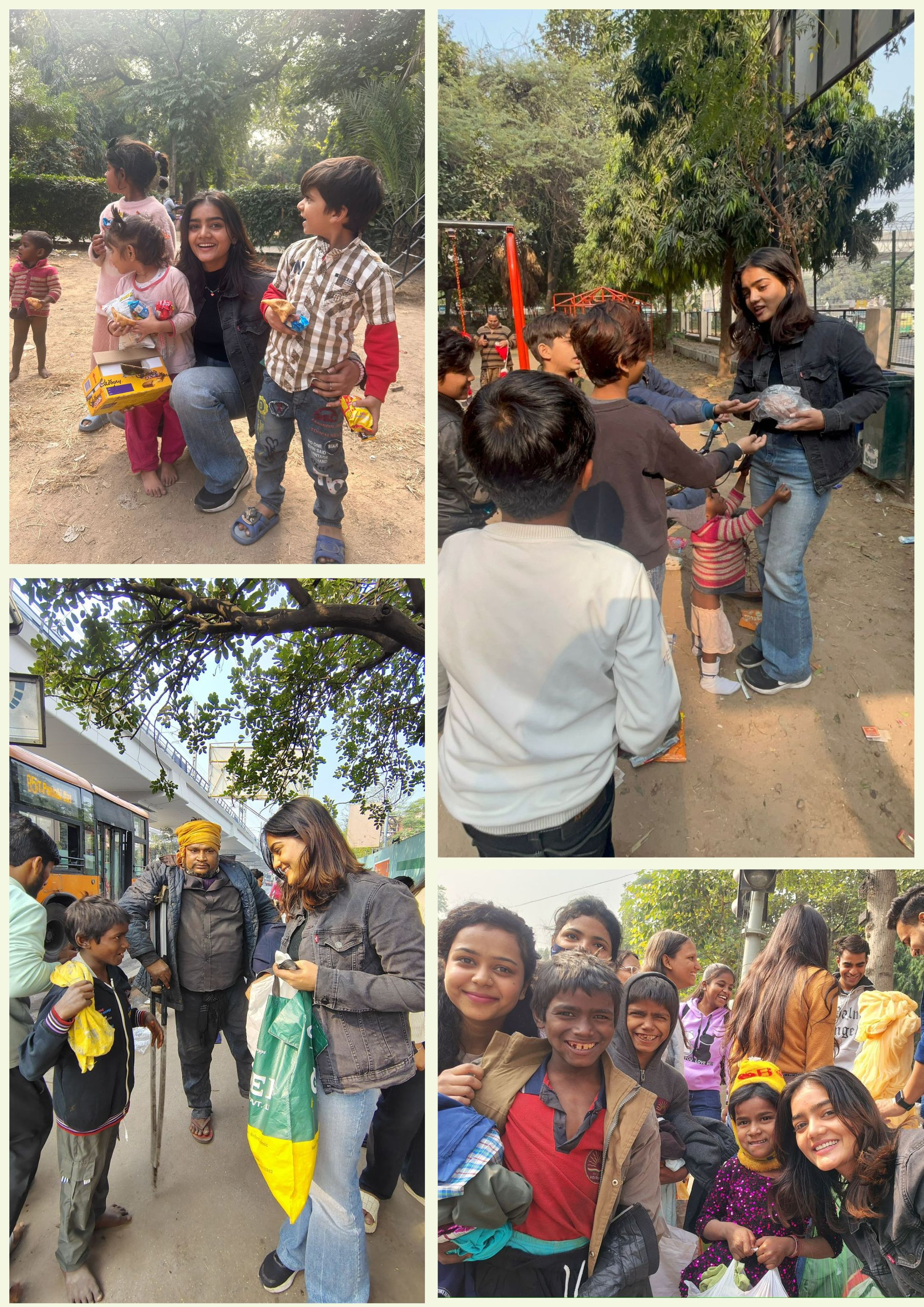 Food and Cloth Donation in Delhi