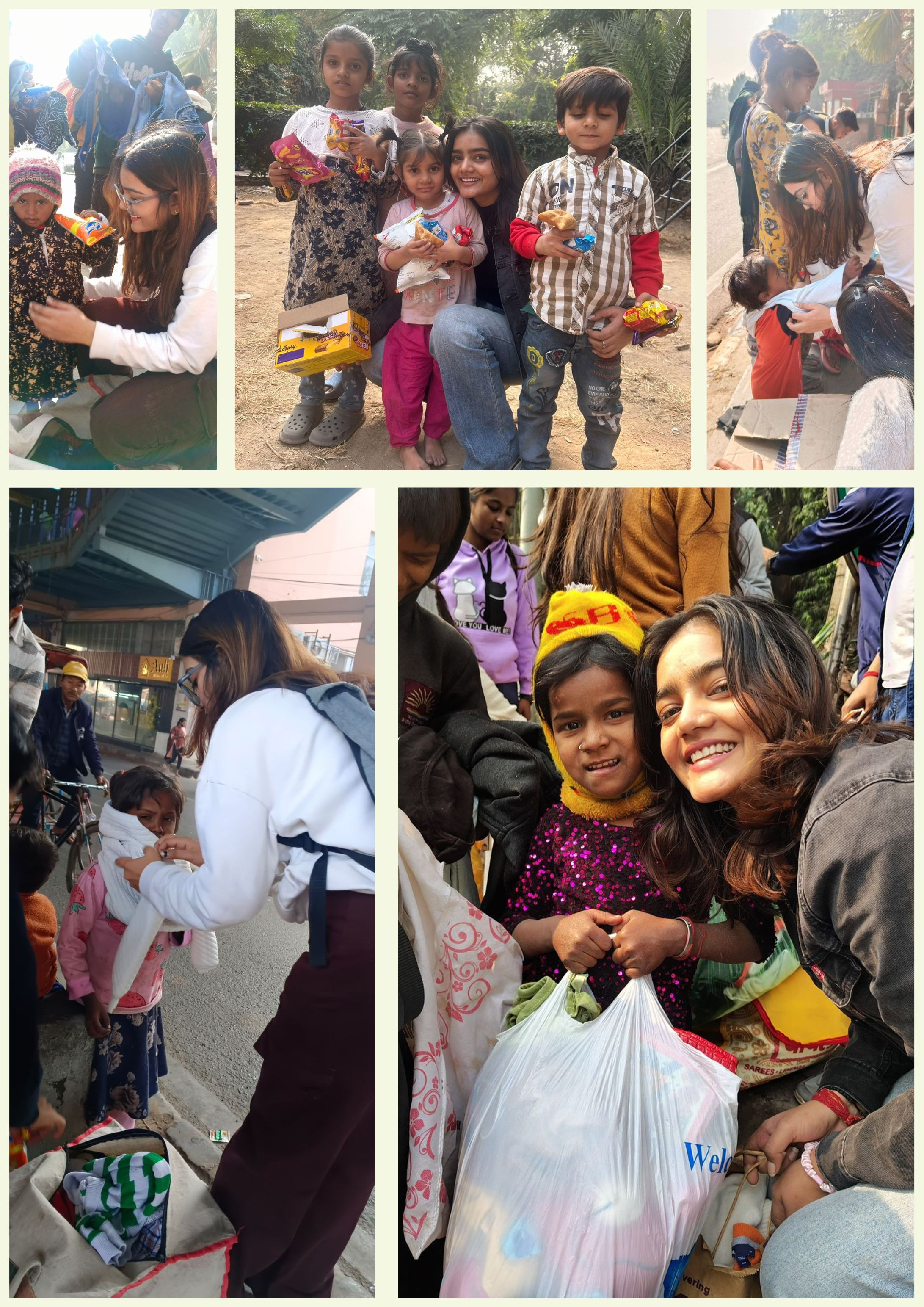Food and Cloth Donation in Delhi