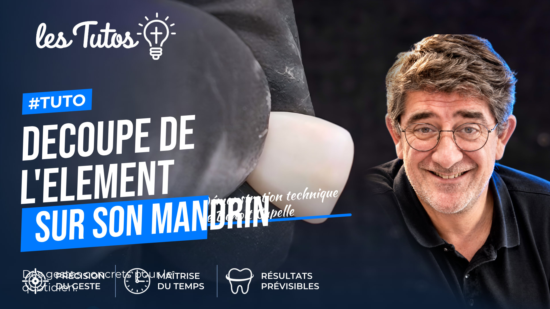 Maquillage decoupe de l'element sur son mandrin (Tuto, saison 2 épisode 22) : Démonstration technique de Benoit Capelle : la découpe précise d'un…