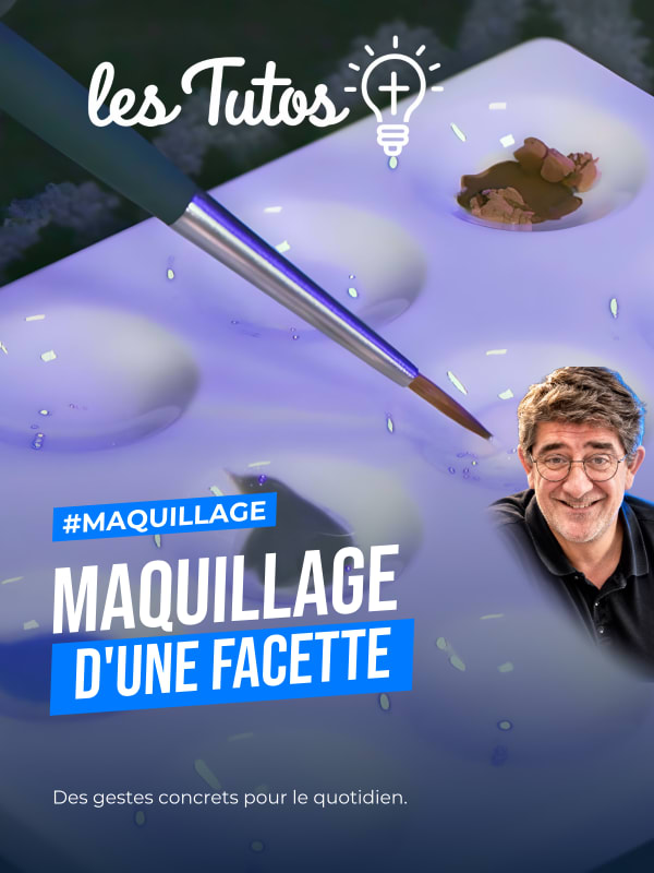Maquillage d'une facette (Tuto, saison 2 épisode 24) : Maquillage d'une facette en LiSi A2 LT 14