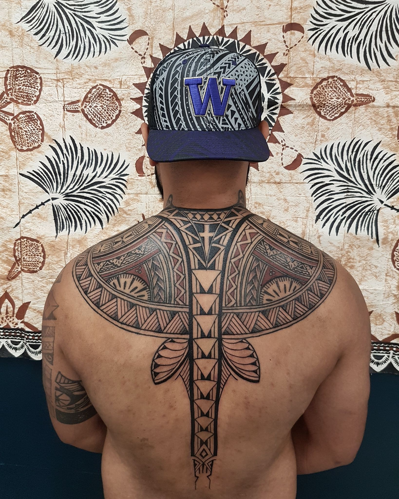Fijian Polynesian arm tattoo