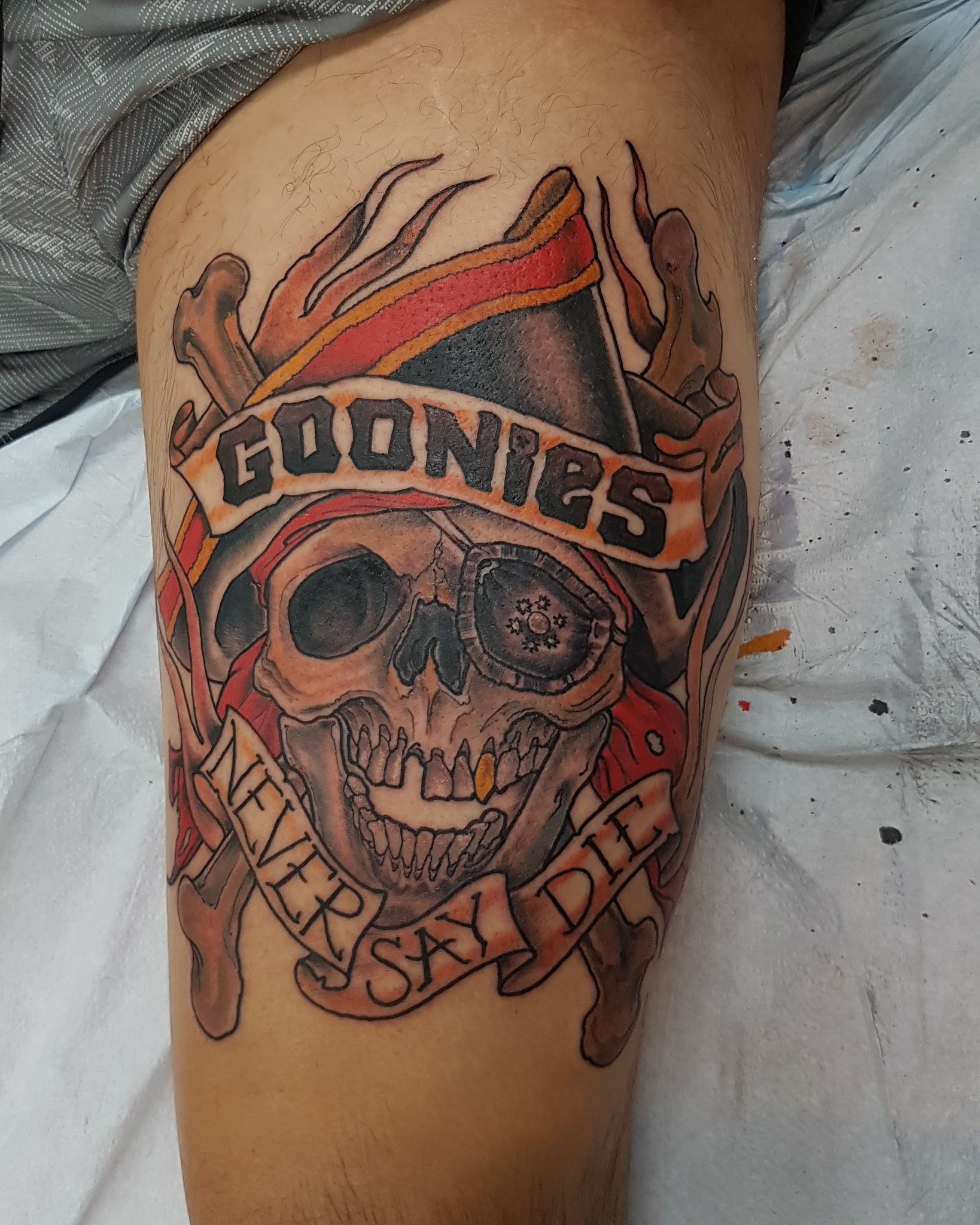 Fijian full arm tattoo