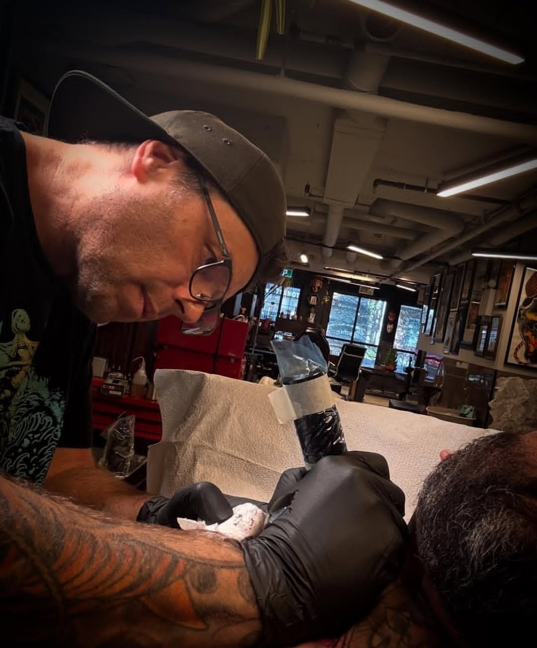 andrew tattooing