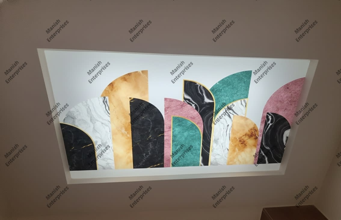 3D Arch Vista Multitone Acrylic Backlit Décor Sheet