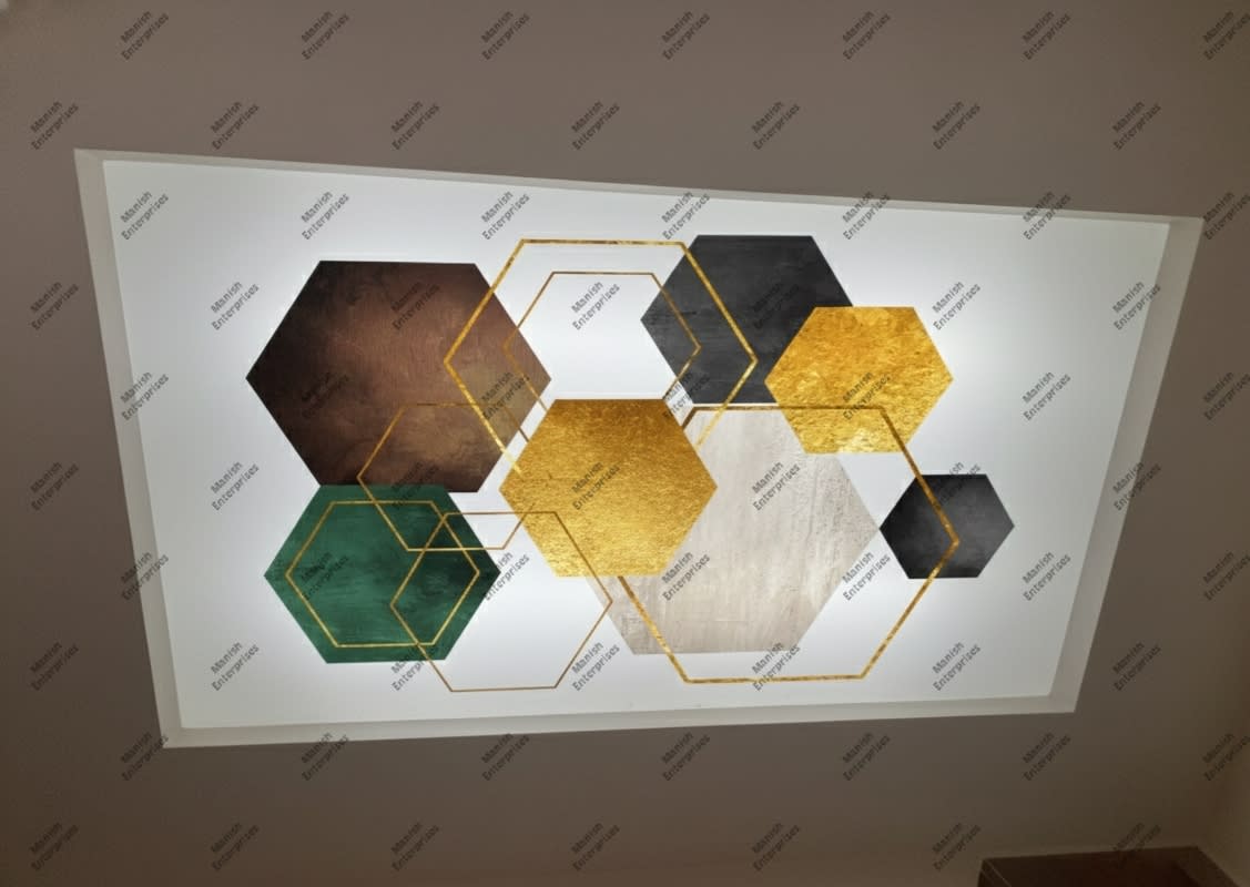 Emerald Aurum Hexa Acrylic Sheet