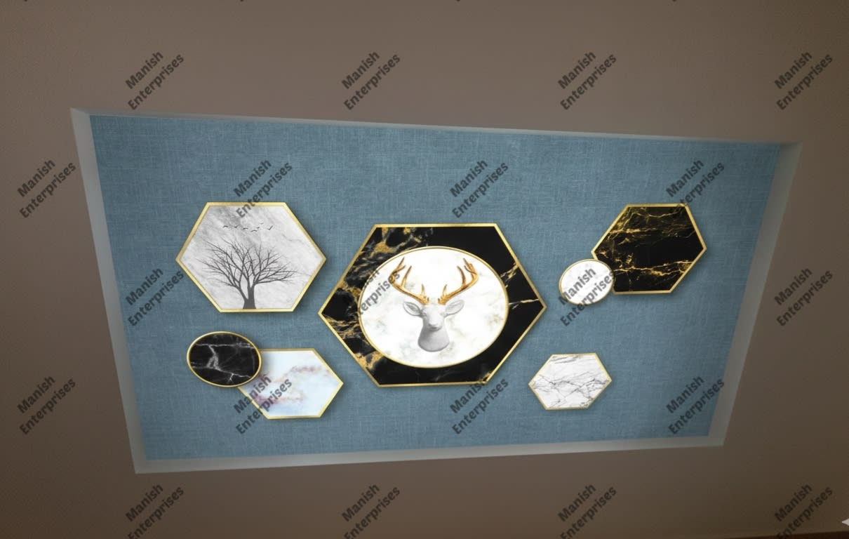 HexaDeer Art Acrylic Ceiling Sheet