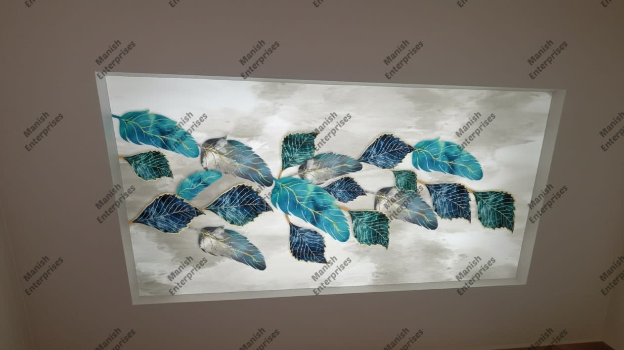 LeafAura Teal Acrylic Ceiling Sheet
