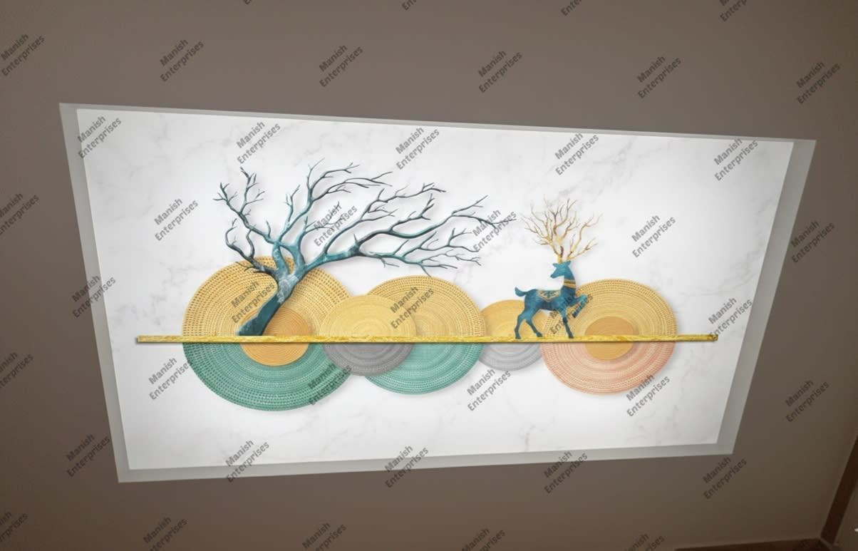 ForestGrande Deer Circle Acrylic Ceiling Sheet