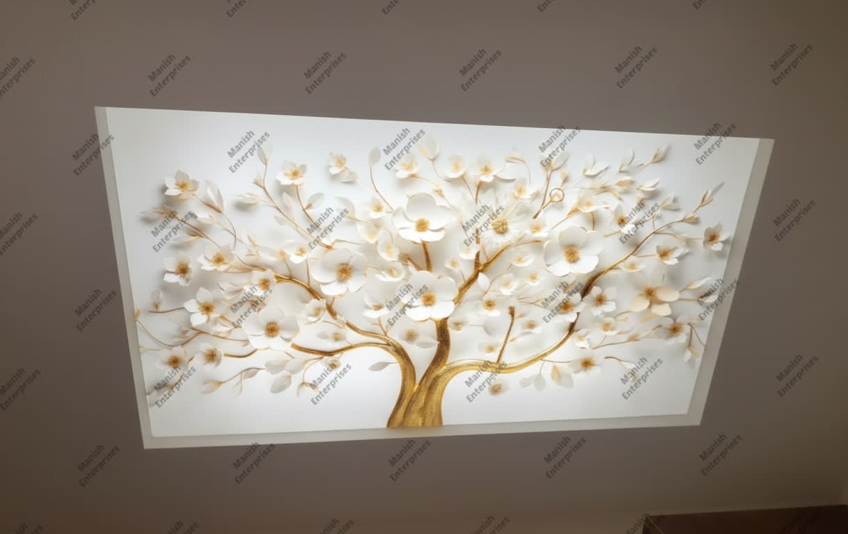 BlossomBark Art Acrylic Ceiling Sheet