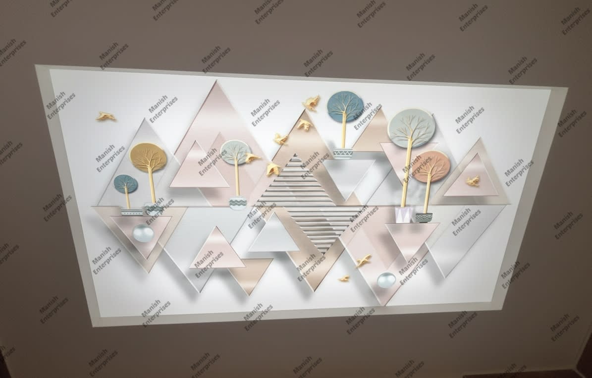 Grande TriGeo Abstract Acrylic Ceiling Sheet