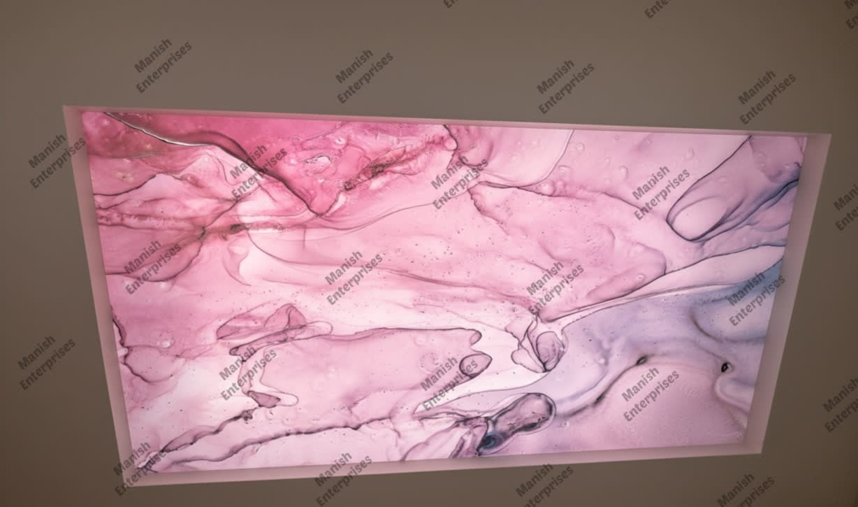 Blush violet marble acrylic ceiling sheet