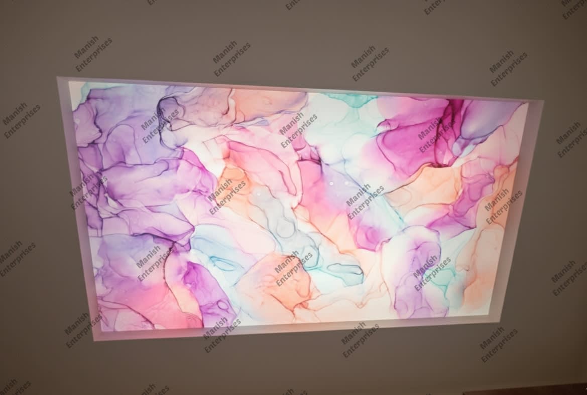 Abstract pastel mix acrylic sheet