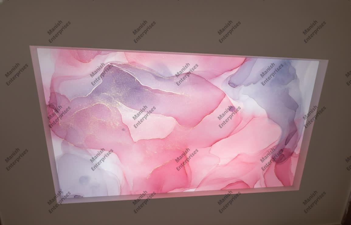 pink lavender abstract acrylic ceiling sheet
