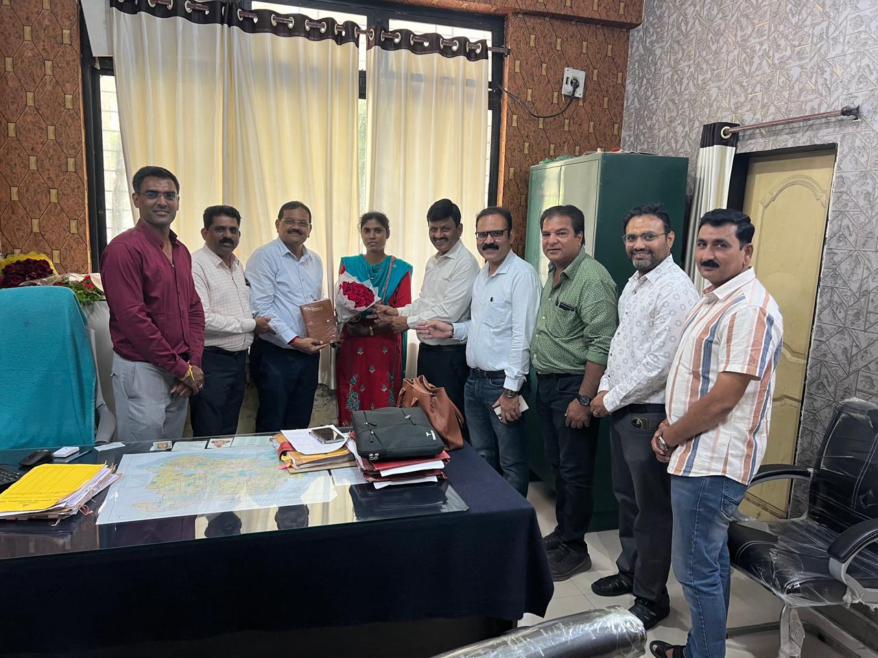 Credai welcome New ADTP kavita kaur kamthekar madam