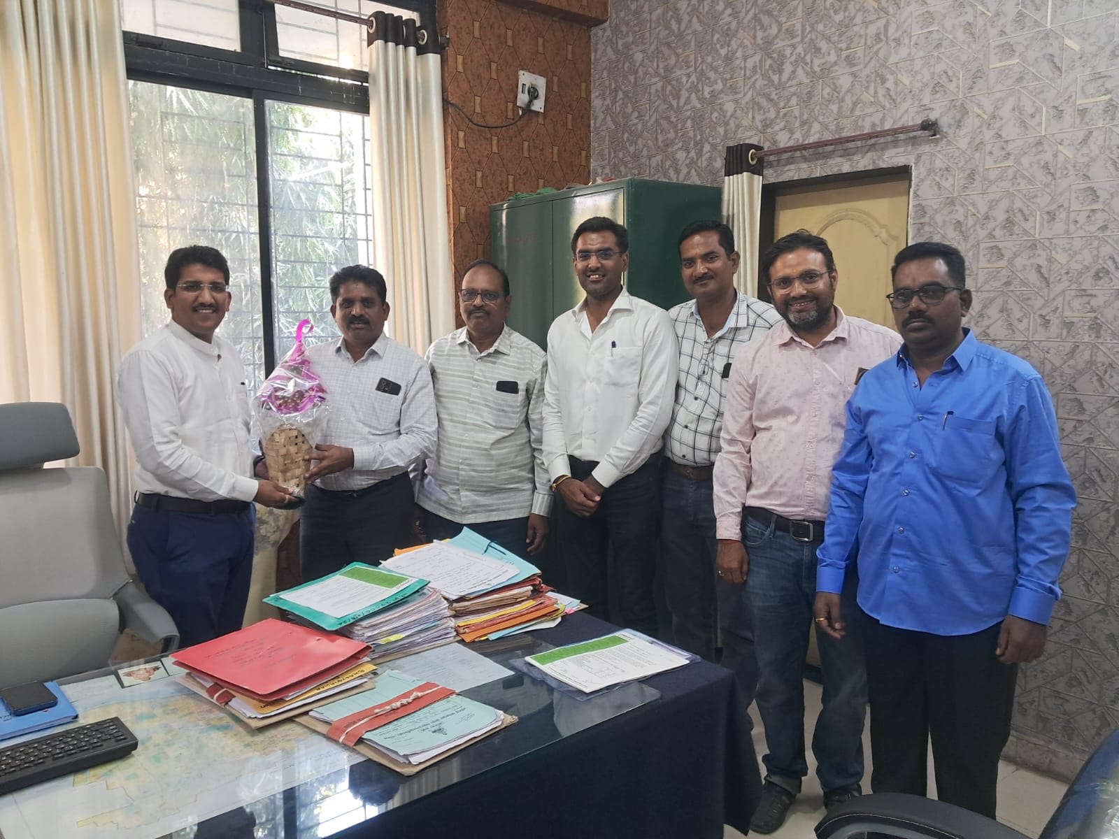 Welcoming new officers
