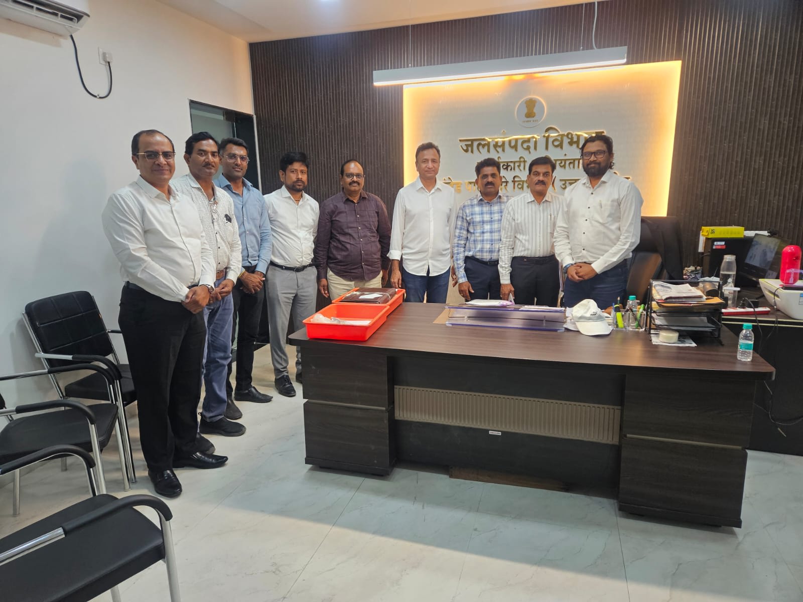 Meeting with Executive engineer Nanded irrigation division (North) 