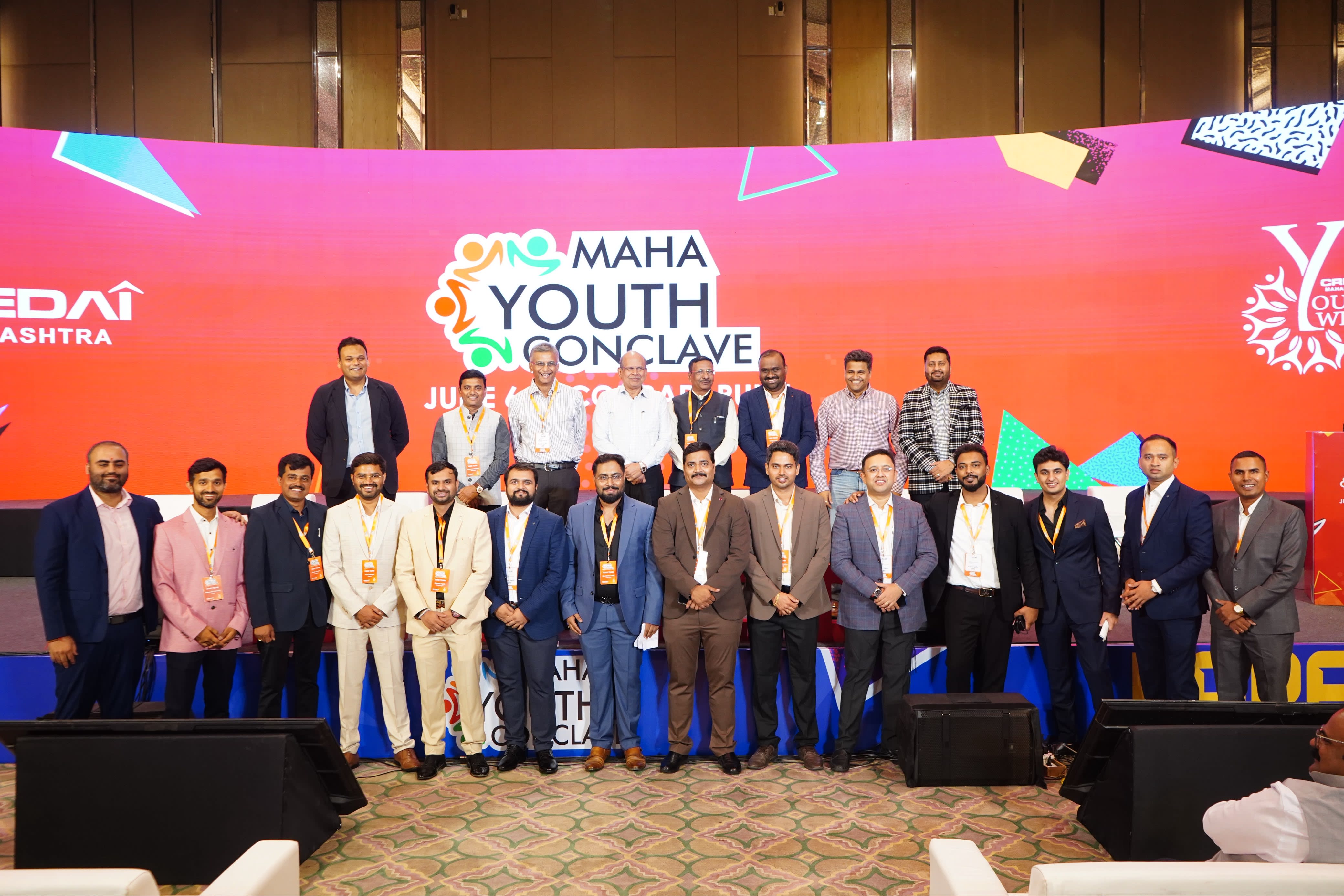 CREDAI Nanded  attended Maha Youth Conclave at Conrad Pune