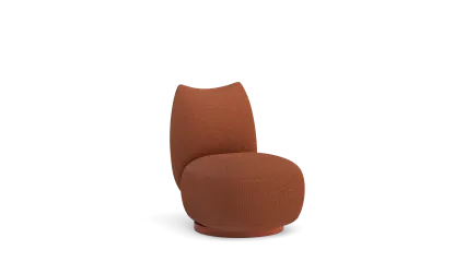 armchair swivel base with auto-return mechanism	