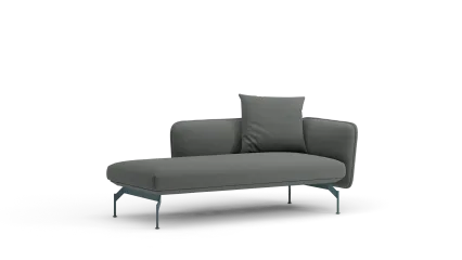 Chaise longue+armrest 110/l
