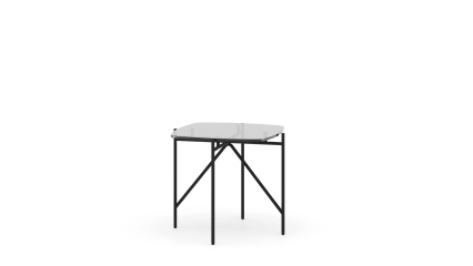 Low table 50x50 glass