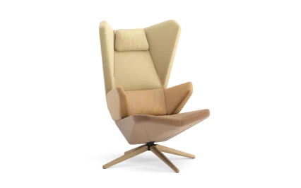 Lounge chair wooden legs