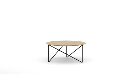 Low table o72 with wooden top