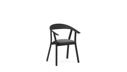 Chair with with a separate cushion