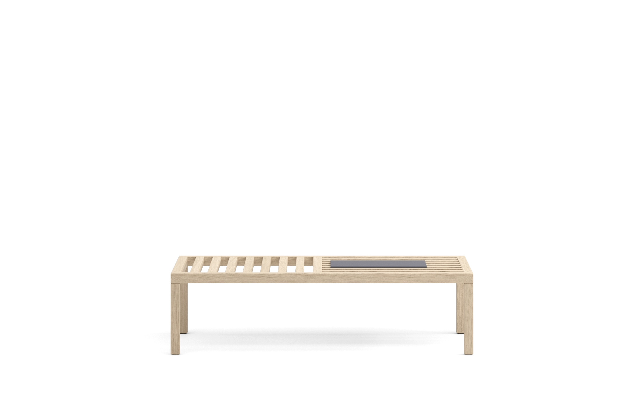 Bench with tray