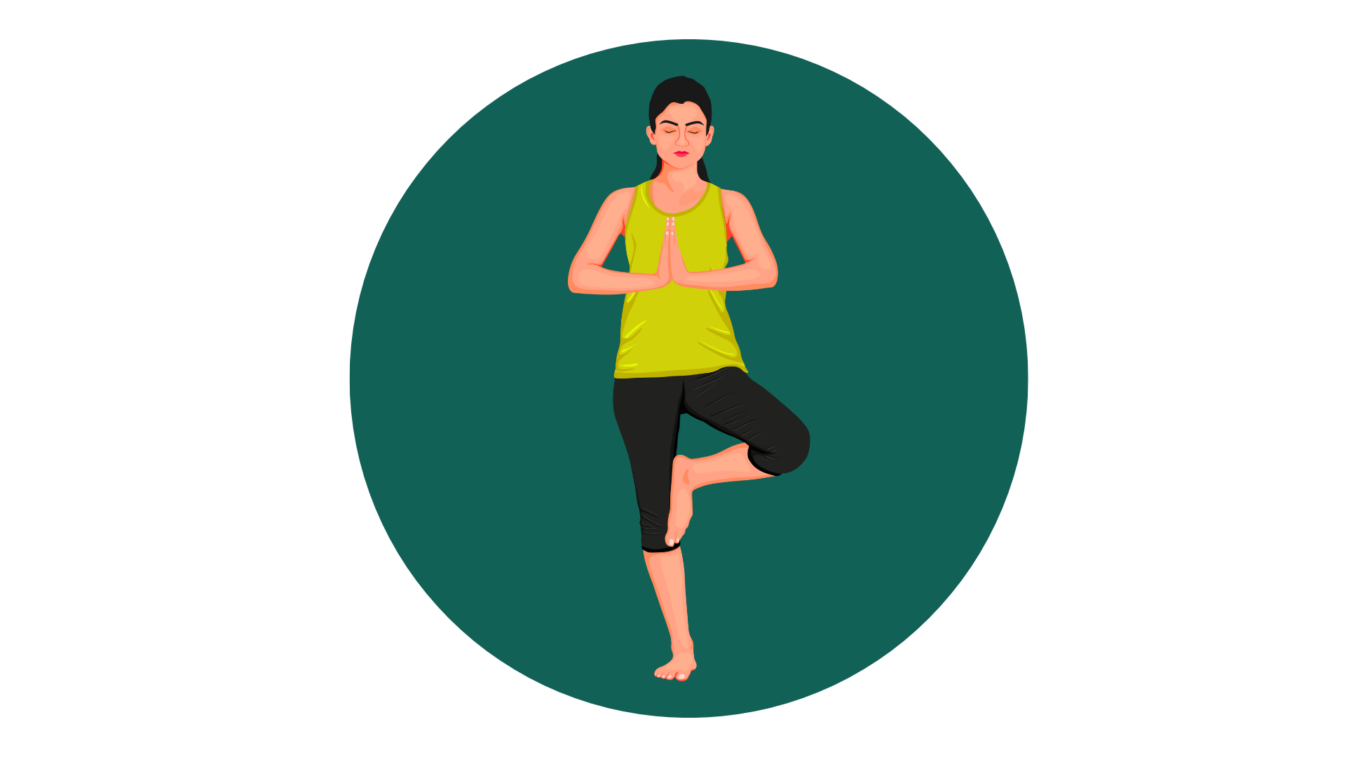 వృక్షాసనం — Tree Pose 