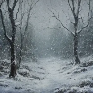 A snow storm