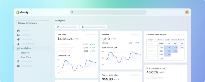 Administrace Shopify