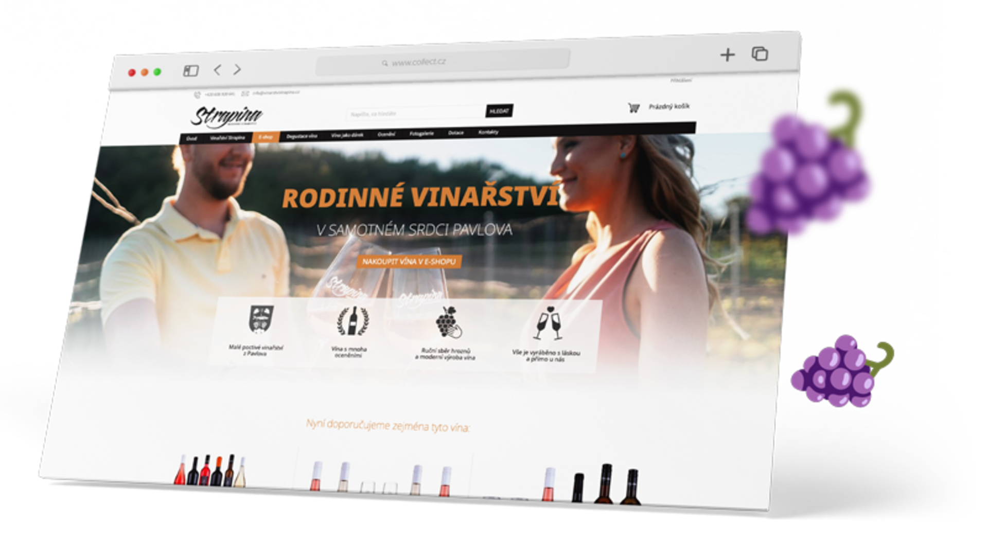 Ukázka e-shopu Strapina