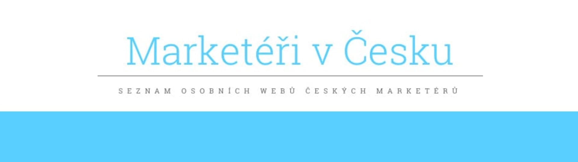 Místo článku na blog vznikl seznam osobních webů českých marketérů
