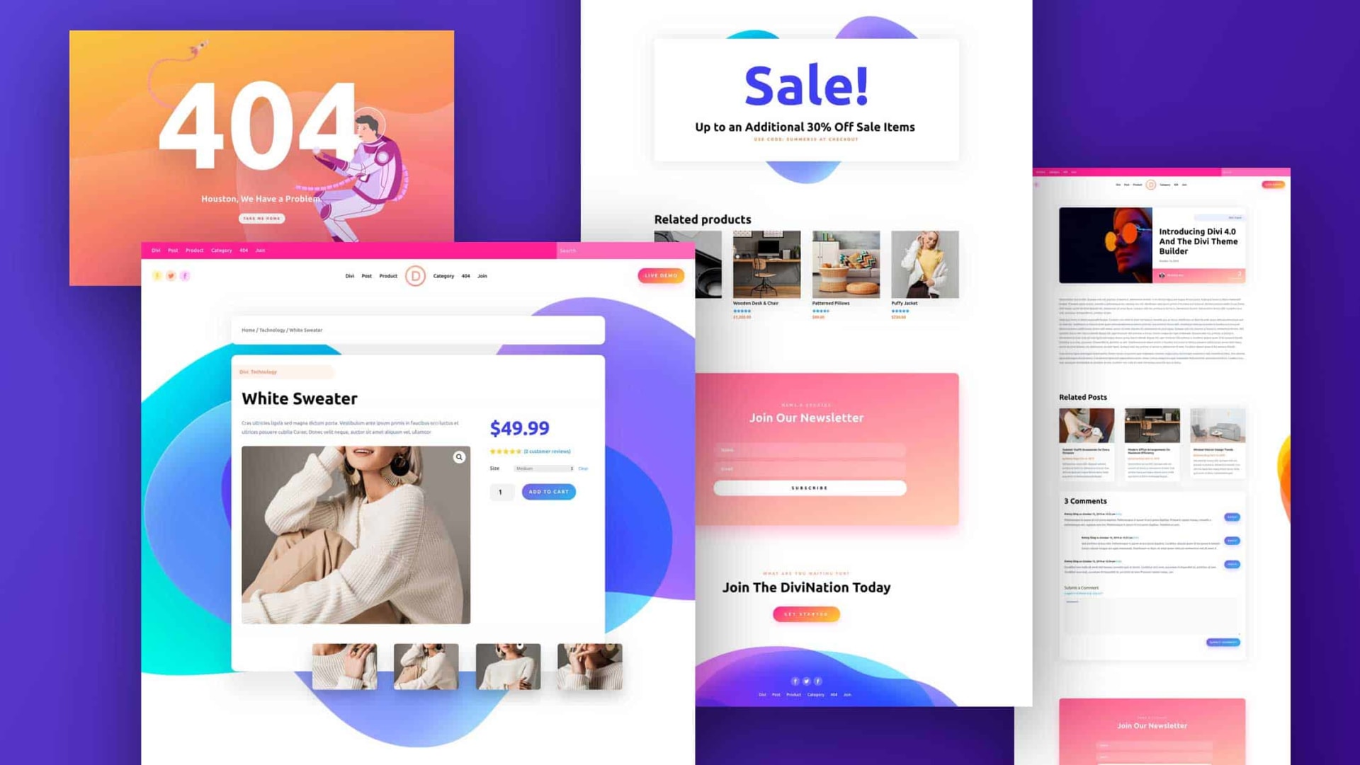 Šablona DIVI pro WordPress