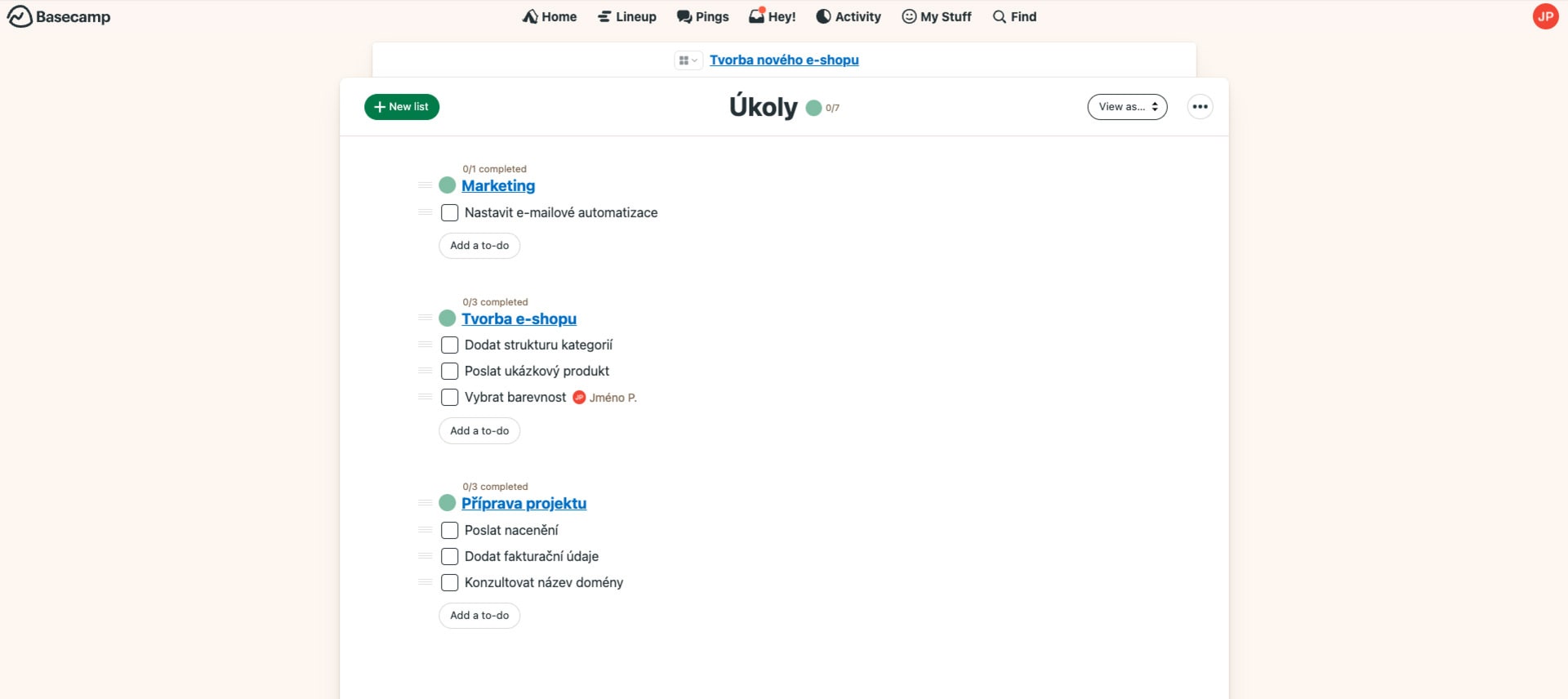 Commenti ai task