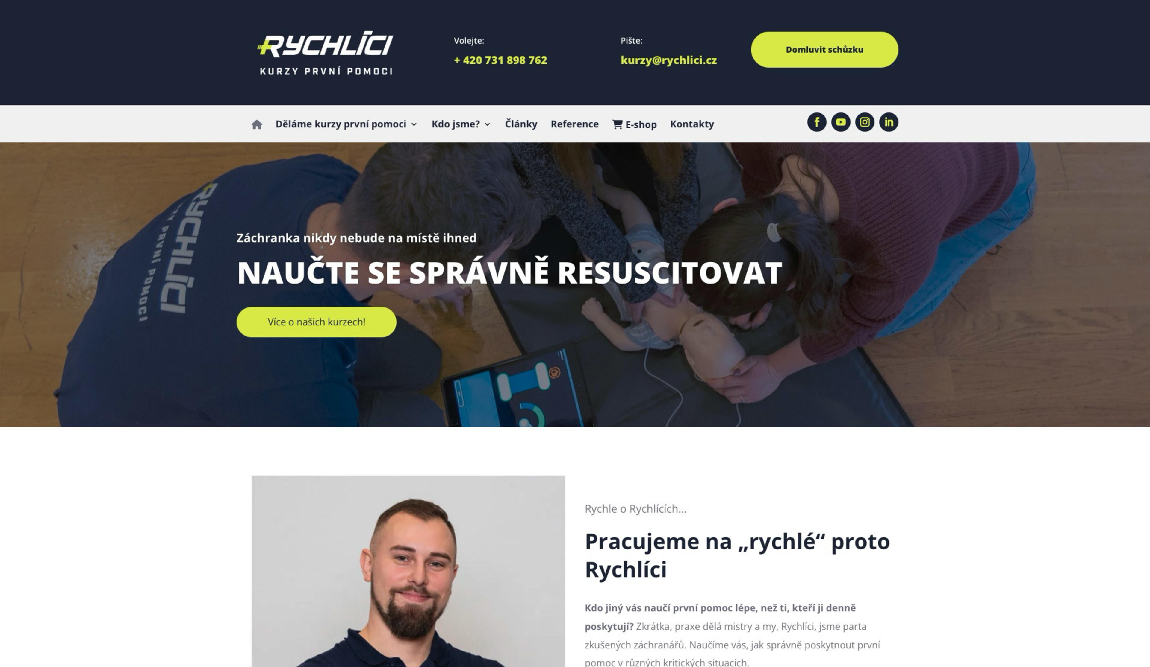 Nové stránky pro Rychlíky