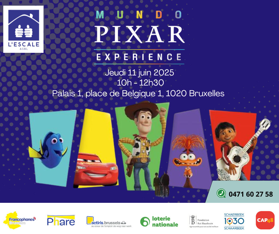 Visite de l'univers Pixar